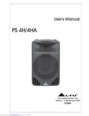 Alto PS 4H User Manual