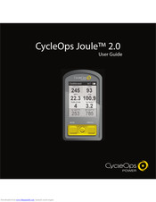 Cycleops Joule 2.0 Manuals | ManualsLib