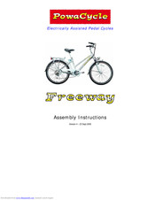 PowaCycle Freeway Assembly Instructions Manual