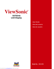 ViewSonic VA702mb User Manual