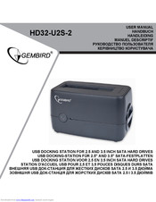 Gembird HD32-U2S-2 User Manual