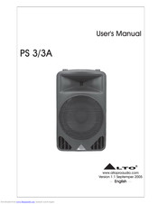 Alto PS 3 User Manual