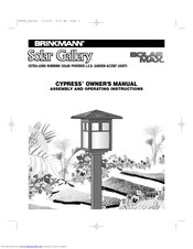 Brinkmann Solar Gallery Owner's Manual