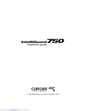 Clifford intelliGuard 750 Installation Manual