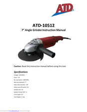 ATD Tools ATD?10512 Instruction Manual