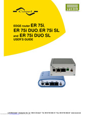 Lucom ER 75i DUO SL User Manual