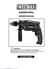 Wel-Bilt 21404 Owner's Manual