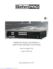Gefen GEF-DVI-848DL-PB User Manual