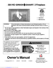 Travis Industries 564 HO GreenSmart 2 Owner's Manual