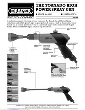 Draper TORNADO GW18 Instructions