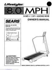LIFESTYLER 831.297420 Owner's Manual