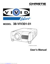Christie Vivid Blue 38-VIV301-01 User Manual