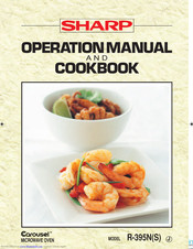 Sharp R-395S Operation Manual And Cookbook