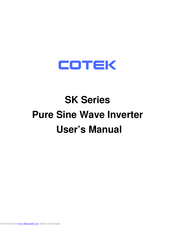 Cotek SK700-112 User Manual