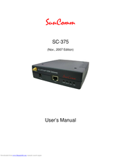 SunComm SC-375 User Manual