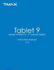 TMAX Digital Tablet 9 Instruction Manual