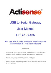 Actisense USG-1-B-485 User Manual