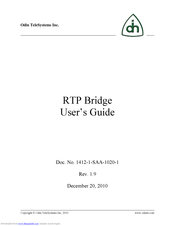 Odin TeleSystems RTP Bridge User Manual