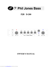 PJB D-200 Owner's Manual
