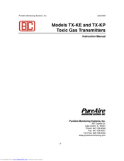 PureAire TX-KP Instruction Manual
