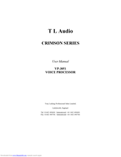 TL Audio VP-3051 User Manual