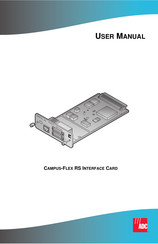 ADC Campus-Flex RS User Manual