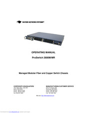 Waters Network Systems ProSwitch 2800M Operating Manual