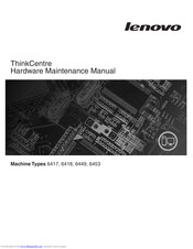 Lenovo ThinkCentre 6449 Hardware Maintenance Manual