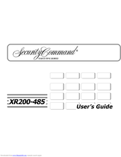 Security Command XR200-485 User Manual