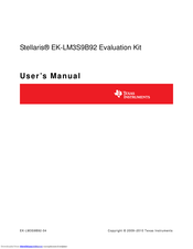 Texas Instruments Stellaris LM3S9B92 User Manual