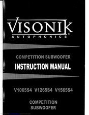 Visonik V126S4 Instruction Manual