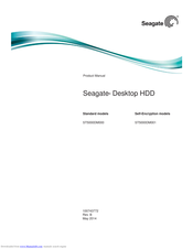 Seagate ST5000DM000 Product Manual