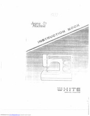 White Jeans Machine 1577 Instruction Book