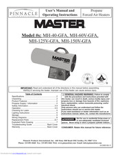 Master MH-125V-GFA Manuals | ManualsLib