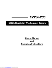 EverFocus EZ230 User's Manual And Operation Instructions