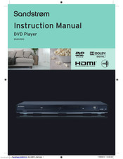 Sandstrom S1HDVD10 Instruction Manual