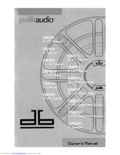 Polk Audio db401 Owner's Manual