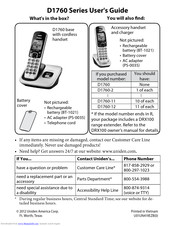 Energy Star D1760-10 User Manual