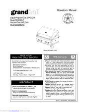 Grandhall OD3208SNG Operator's Manual