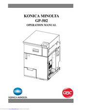 Konica Minolta GP-502 Operation Manual