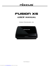 Nixeus Fusion XS User Manual