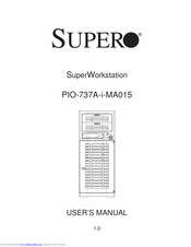 Supero SuperWorkstation PIO-737A-i-MA015 User Manual