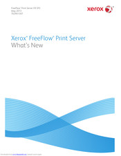 Xerox FreeFlow Manual