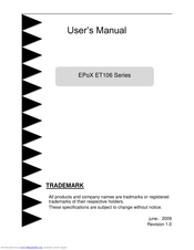 EPOX ET106 Series User Manual