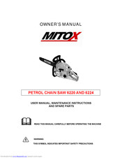 Mitox 6224 User Manual, Maintenance Instructions