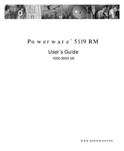 Powerware 5119 RM User Manual