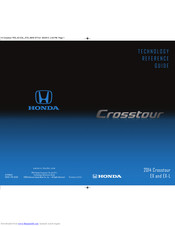 Honda 2014 Crosstour EX Reference Manual