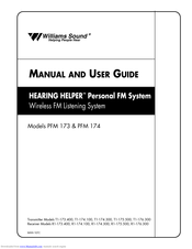 Williams Sound PFM 173 Manual And User Manual