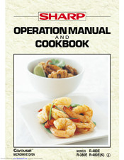 Sharp Carousel R-480E Operation Manual And Cookbook