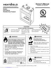 Heat & Glo EXCLAIM-50 Owner's Manual